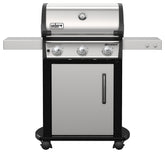 Weber Spirit S-315 46502001 Gas Grill, 32,000 Btu/hr BTU, Liquid Propane, 3 -Burner, Stainless Steel Body